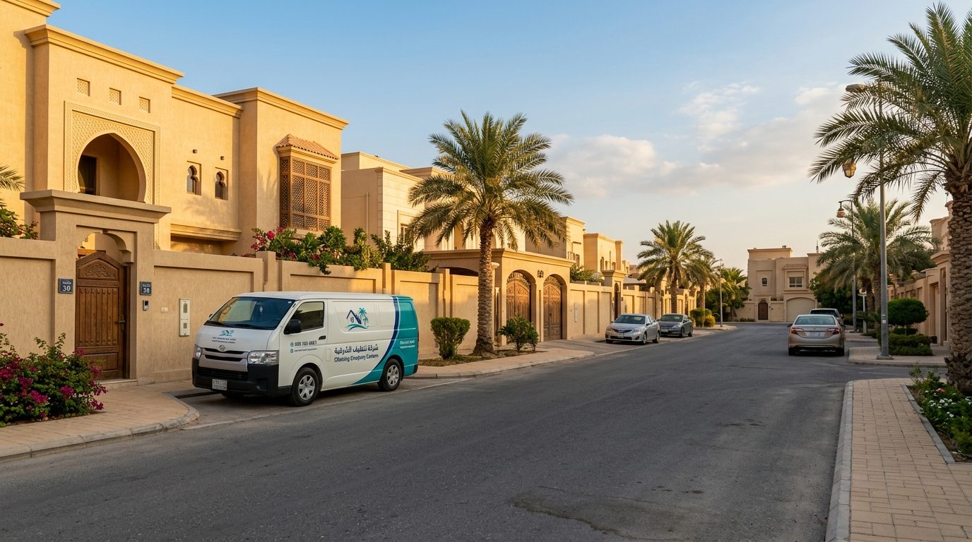 Professional cleaning team in Dammam
