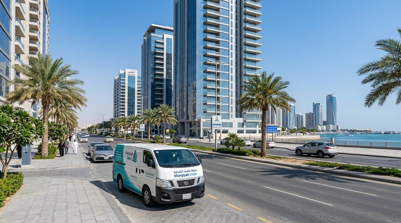Professional cleaning team in Khobar